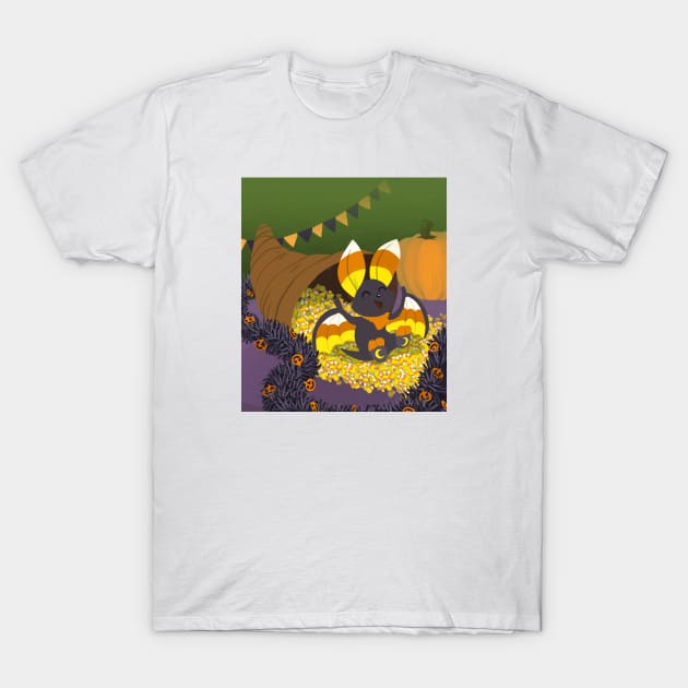 Candy Cornucopia T-Shirt by LobitoWorks